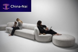 Modular sofa Bordonecontemporaryfabricgray