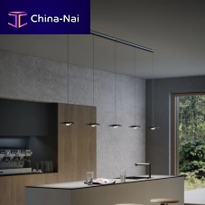 Pendant lamp Koin clusteraluminumglasscontemporary