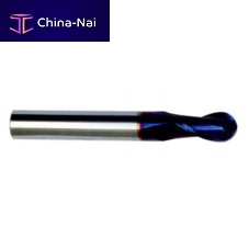2-flute milling cutter ball noseend millsolid