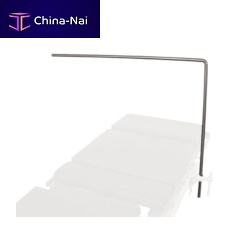 L-hape anesthesia screen operating table-mounted