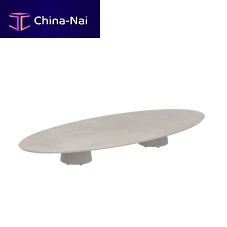 Contemporary coffee table CONIXceramicconcreteconcrete base