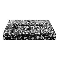Wall-mounted washbasin PLURAconcretecustomrectangular