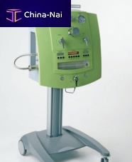 Trolley-mounted colon hydrotherapy unit Hydromat