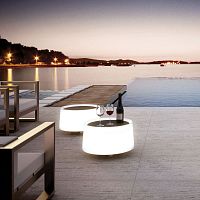 Contemporary coffee table DOT : M-2907X / M-2907BTpolyethyleneacrylicrectangular