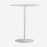 Contemporary high bar table ATLAS / M-Hwood veneerlaminatealuminium