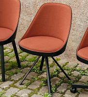 Contemporary chair KAIAK SPINindoorfabricmolded plywood