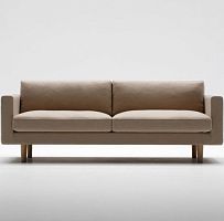 Contemporary sofa HIROSHIMA 4155-32fabricbrowngray