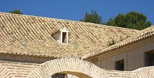 Barrel roof tile curvedclay