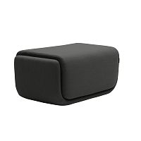 Contemporary pouf BASKETfabricrectangularcustomizable color