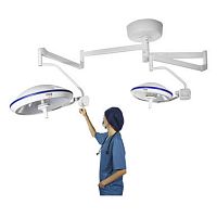 Ceiling-mounted surgical light OSLEDLED2-arm