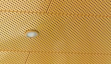 Sound-absorbing sandwich panel honeycombaluminum facingfor false ceiling