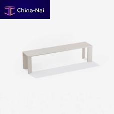 Contemporary garden bench GRANDE ARCHEpainted aluminumwithout backrestwithout armrests