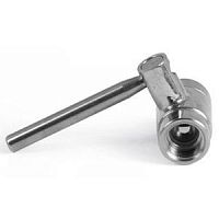 Butterfly valve leverstainless steelISO