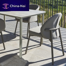 Contemporary chair MUSAgardenindoorfabric