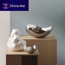 Polished stainless steel bowl 3586282contemporary