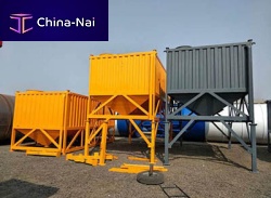 Cement silo for precast concrete