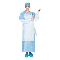 Work gown WLG1001abrasive resistantSMSmedical