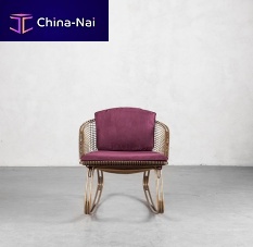 Contemporary chair ZIPPYindoorfabricsteel base