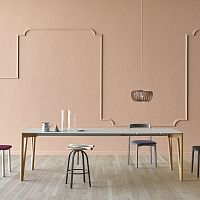 Minimalist dining table Decapooakwalnutash