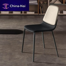 Contemporary chair Ermes indoorfabricsynthetic leather