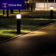 Urban bollard light CUVIcontemporaryCOR-TEN® steelacrylic