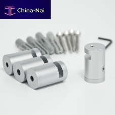 Aluminum fastening system IMS SIDE-STANDOFFfor interiorfor signage