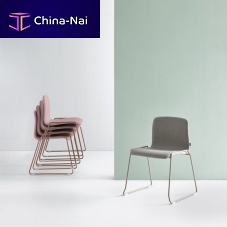 Contemporary chair HUGindoorlaminated woodpolymer
