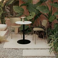 Contemporary dining chair COoutdoorpolypropylenerecycled plastic