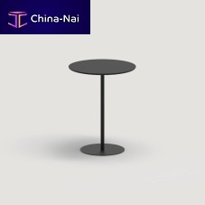Contemporary high bar table BASICmelaminesteel baseround