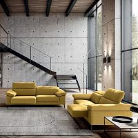 Corner sofa ALL-INcontemporaryfabricblue