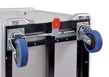 Medical trolley wheel XFC 1550with brake