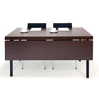 Free-standing desk FLAXcontemporaryHPLstraight