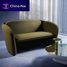 Contemporary sofa Lilyfabricblueplywood