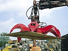 Orange peel grab hydraulicscrap