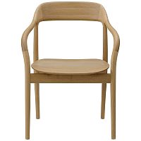 Contemporary chair TAKOindoorleatheroak