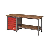 Wooden workbench VT100005for workshops5-drawerwith shelves