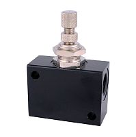 Volumetric flow regulator RF seriesfor compressed airstainless steel