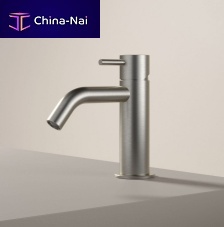 Bathroom sink mixer tap AR003handbasindeck mountedsteel