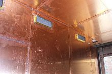 MRI room radiation shielding panel Soldered Copper