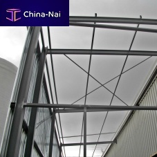 Metallic structure for industrial buildings galvanised steelspatial