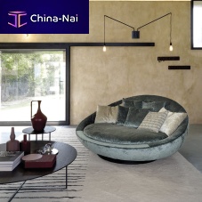 Round sofa LACOON ISLANDcontemporaryfabricleather