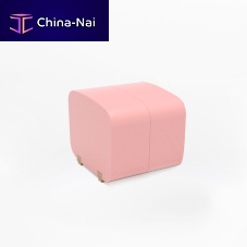 Contemporary pouf Connection 001oakcoated foamother shapes