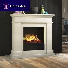 Electric fireplace ROMA CLASSICOfree-standingSingle-sidedopen hearth