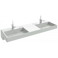Countertop washbasin EXA112ceramicwith counterdouble