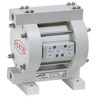 Double-diaphragm pump RFM airair-drivenself-priming