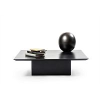 Contemporary coffee table QUADROmetalmetal basesquare