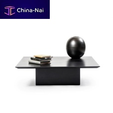 Contemporary coffee table QUADROmetalmetal basesquare