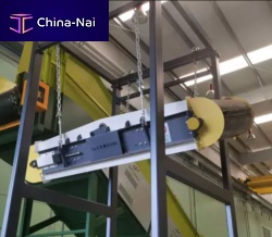 Permanent magnet separator overband magneticparticlewaste