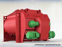 Electric concrete mixer PROMIXfixedautomatictwin-shaft