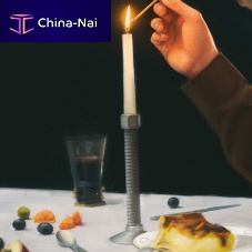 Stainless steel candle holder VAO3